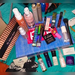 Assorted Women’s Makeup and Skincare Set - Mixed Brands - Pink & Gold Accents